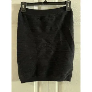 Spiritual Gangster Black Ribbed‎ Mini Skirt Size M/L NWT thumbnail 3