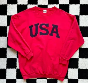 Vintage Red USA Crewneck Pelle Sport XL thumbnail 1