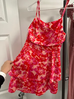 Shein Romper Dress Floral thumbnail 1