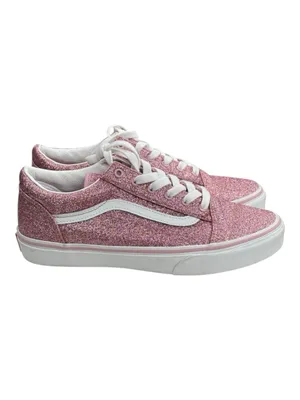 HTF: new Vans ✌︎︎ Old Skool Glitter Skate Shoe Sneaker ✌︎︎ Rose Gold Pink ✌︎︎ 7M thumbnail 3