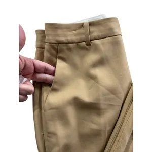Club Monaco PANTS SIZE 2 Wool Blend High Waist Ankle Tan PREPPY CAREER NEUTRAL thumbnail 5