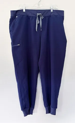 FIGS Zamora Casual Jogger Scrub Pants Navy 3XL thumbnail 1