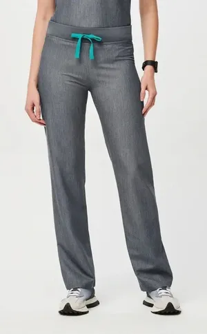 Figs XS Livingston Basic Scrub Pants in Graphite Gray thumbnail 1