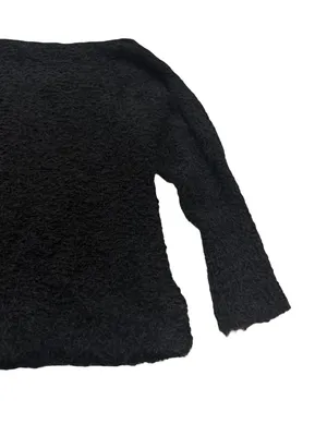 Maurices Black Boucle Boat Neck Dolman Sleeve Pullover Sweater Off Small Women's thumbnail 4