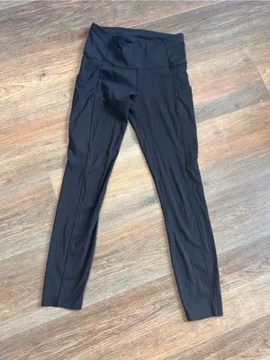 lululemon athletica Black High-Waist Athletic Leggings thumbnail 2