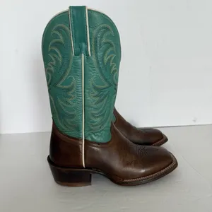 TONY LAMA Rowena 11” Women’s‎ 6B Brown Turquoise Leather Western Boot USA SA2101 thumbnail 12