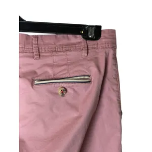 El Ganso Chino Pants Women 8 Pink Slim Straight Twill‎ Trouser Preppy Career thumbnail 7
