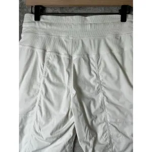 Lululemon Studio Pant II White Ruched Leg Women's Size 6‎ Relaxed thumbnail 4