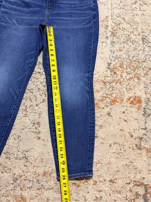 American Eagle curvy high rise jegging jeans size 14 short thumbnail 4