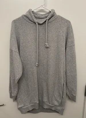 American Eagle Grey Funnel Neck Sweatshirt thumbnail 1