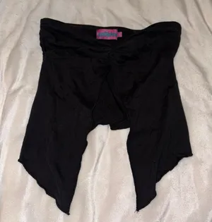 Edikted Milan Black Split Tube Top thumbnail 1