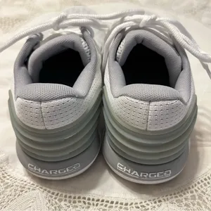 Under Armour Charged Rogue Running Sneakers Woman’s 10 White Gray thumbnail 6