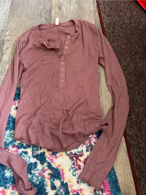 Free people intimately thermal top M thumbnail 2