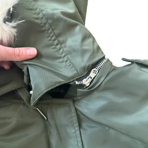 Sandro Green Hooded Parka thumbnail 10