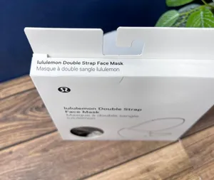 Lululemon Double Strap Face Mask NWT Unopened/Unused *BRAND NEW* (Black) thumbnail 8
