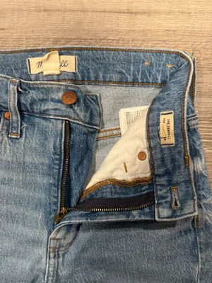 Madewell The Perfect Vintage Jean Womens Light Wash High Rise Straight Leg Sz 23 thumbnail 3