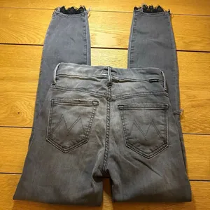 Mother high waisted looker dagger ankle fray Lacey saloon 23 jeans thumbnail 11