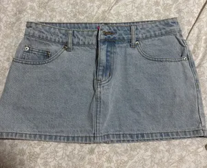 Denim skirt thumbnail 1
