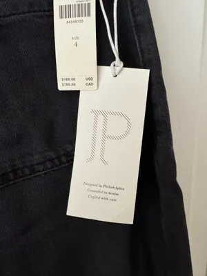 Anthropologie Pilcro Strapless Polished Wide-Leg Denim Jumpsuit, Size 4 thumbnail 11