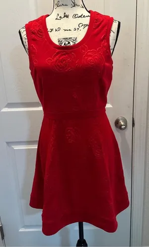 L’ Amour Nanette Lepore Red Sleeveless A-Line Dress thumbnail 1