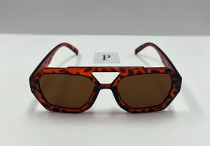 Brown leopard aviator sunglasses/ aviator leopard sunglasses thumbnail 1