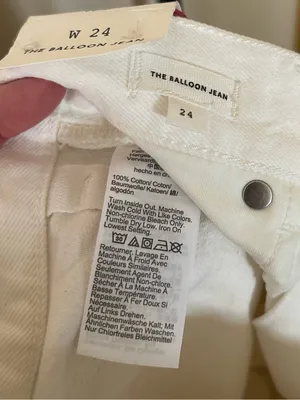 Madewell The Balloon Jean White Barrel Leg Jeans Baggy‎ NWT Size 24 (US 00) thumbnail 9