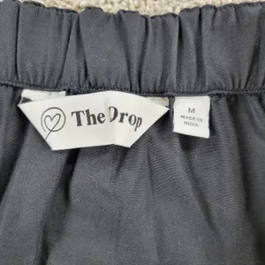 The Drop Womens Britt Dress M Black Tiered Lyocell Sleeveless‎ Maxi Adj Strap thumbnail 3