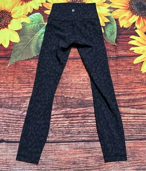 Lululemon Black Camo Print Wunder Under thumbnail 2