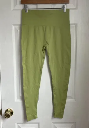 Set Active Sculptflex Seamless High Rise Leggings Kiwi Green Color Size L thumbnail 2