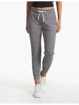 Vuori Women's Performance Joggers-DreamKnit Grey Heather-Size Large thumbnail 3