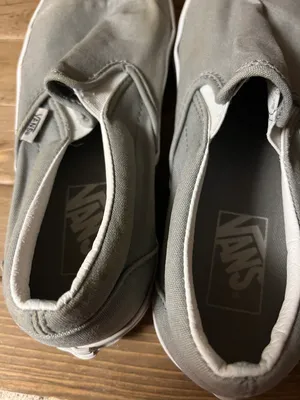 Vans grey slip on women's 7.5 thumbnail 8