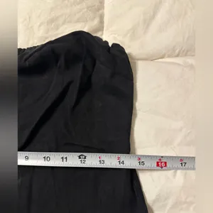 HYFVE Classic Black Strapless Denim Dress - NWOT - Size L thumbnail 13