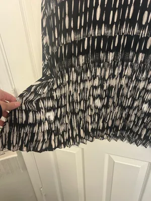 I.N. Studio black and white pleated midi skirt thumbnail 5