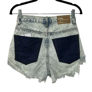 One Teaspoon Distressed Denim Shorts(Size 24) thumbnail 3