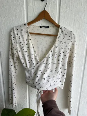 Brandy Melville Wrap Top thumbnail 1