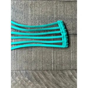 NWOT Teal Green Victoria's Secret unlined Bandeau Yoga Strappy‎ Detail size 36C thumbnail 6
