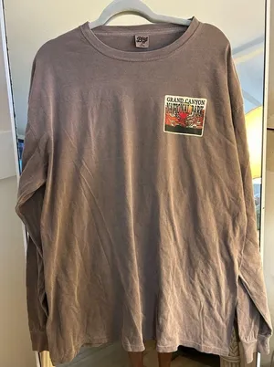 NEW Blue84 Long Sleeve Resort Wear Grand Canyon 100% Ringspun Cotton Tshirt XL thumbnail 1