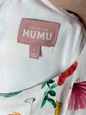 Show Me Your Mumu Steph Mini Dress in Italian Picnic Linen Euro Summer thumbnail 8