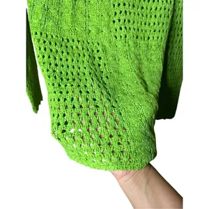 French Laundry Green Knit‎ Sweater Size M thumbnail 4