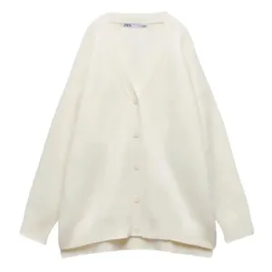 Zara Oversized V-neck Off-White
Cardigan(Size Small) thumbnail 3