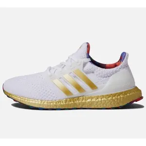 adidas Ultraboost 5.0 DNA Athletic Shoes White/Gold Sneakers HP7425 Women’s 6 US thumbnail 3
