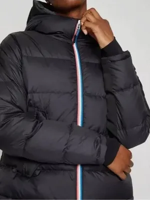 4 Laps FourLaps Black Women's Cover Down Jacket Goose Down Puffer - Size S - NWT thumbnail 1