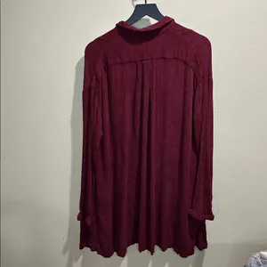 Free People Size Medium Spin Me Tunic Shirt Dress thumbnail 6