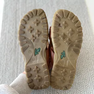 Vintage 90s Thom McAn Brown Leather Lug Sole Slides Sandals Size 7.5 thumbnail 6