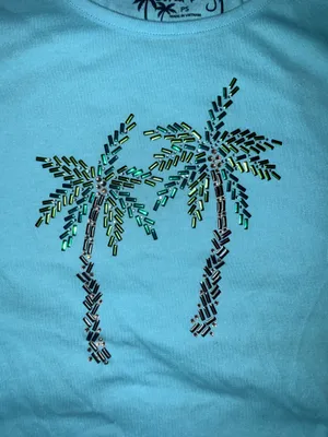 Coral bay bedazzled palm tree top thumbnail 2
