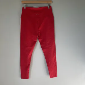 Beyond Yoga Athletic Leggings Made in USA Red 24" Inseam Ankle Women's Size XL thumbnail 2