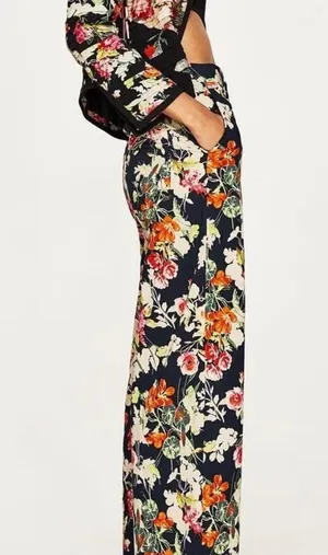 ZARA FLORAL TROUSERS thumbnail 4