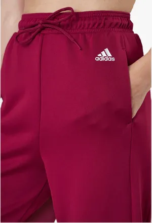 Adidas Pants Womens XL Red Wide Leg AeroReady Sweatpants Polyester Athleisure thumbnail 4