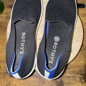 Rothy's The Original Sneaker Navy Blue Women 9 Slip On Casual Comfort Washable thumbnail 5