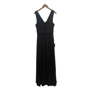 Lulus Thoughts of Hue Black Surplice Maxi Dress size Large NWT thumbnail 5